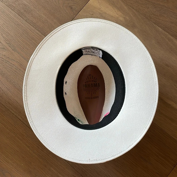 Artisanal Mexican Sombreros Hand Painted Fedora Floral Sombrero Panama Bohemian - Picture 7 of 9